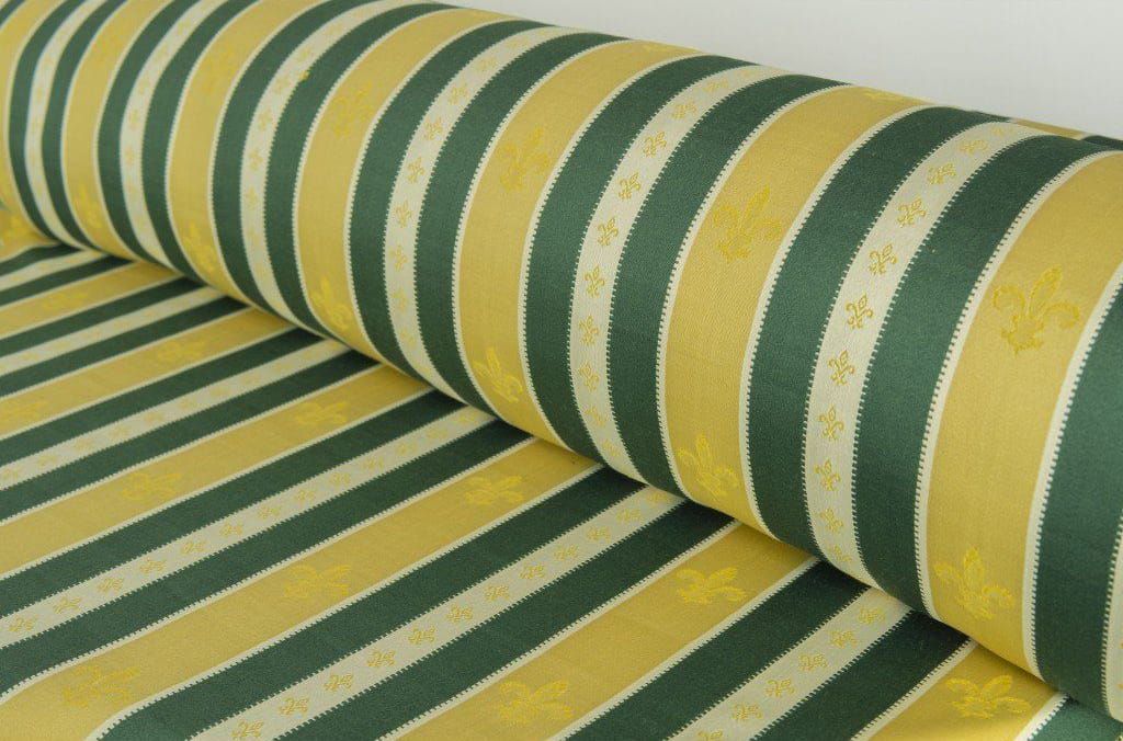 Stylowa tkanina obiciowa w pasy